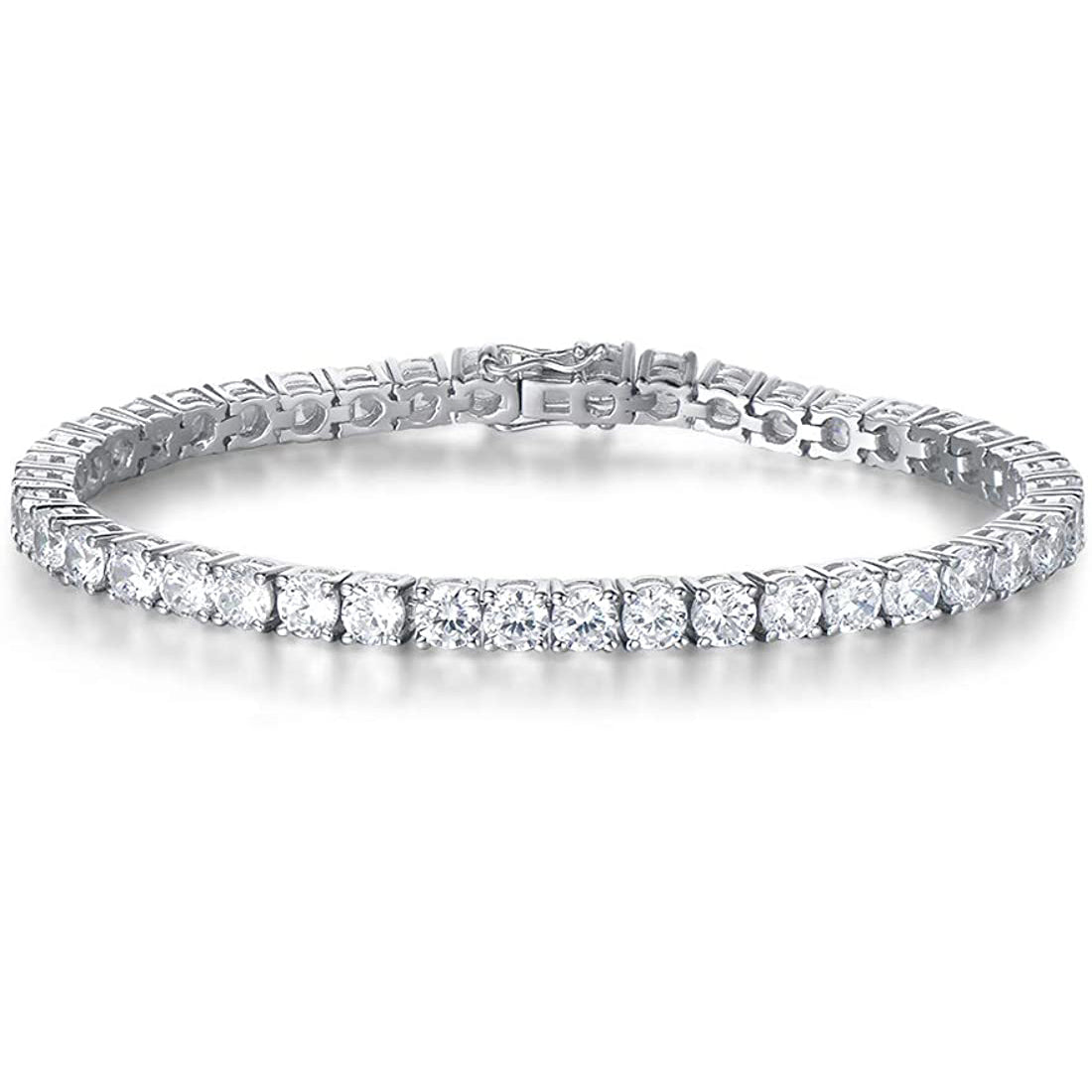 Amethyst Crystal Tennis Bracelet