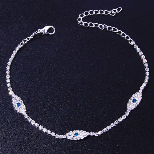 Blue Evil Eye Anklet Bracelet
