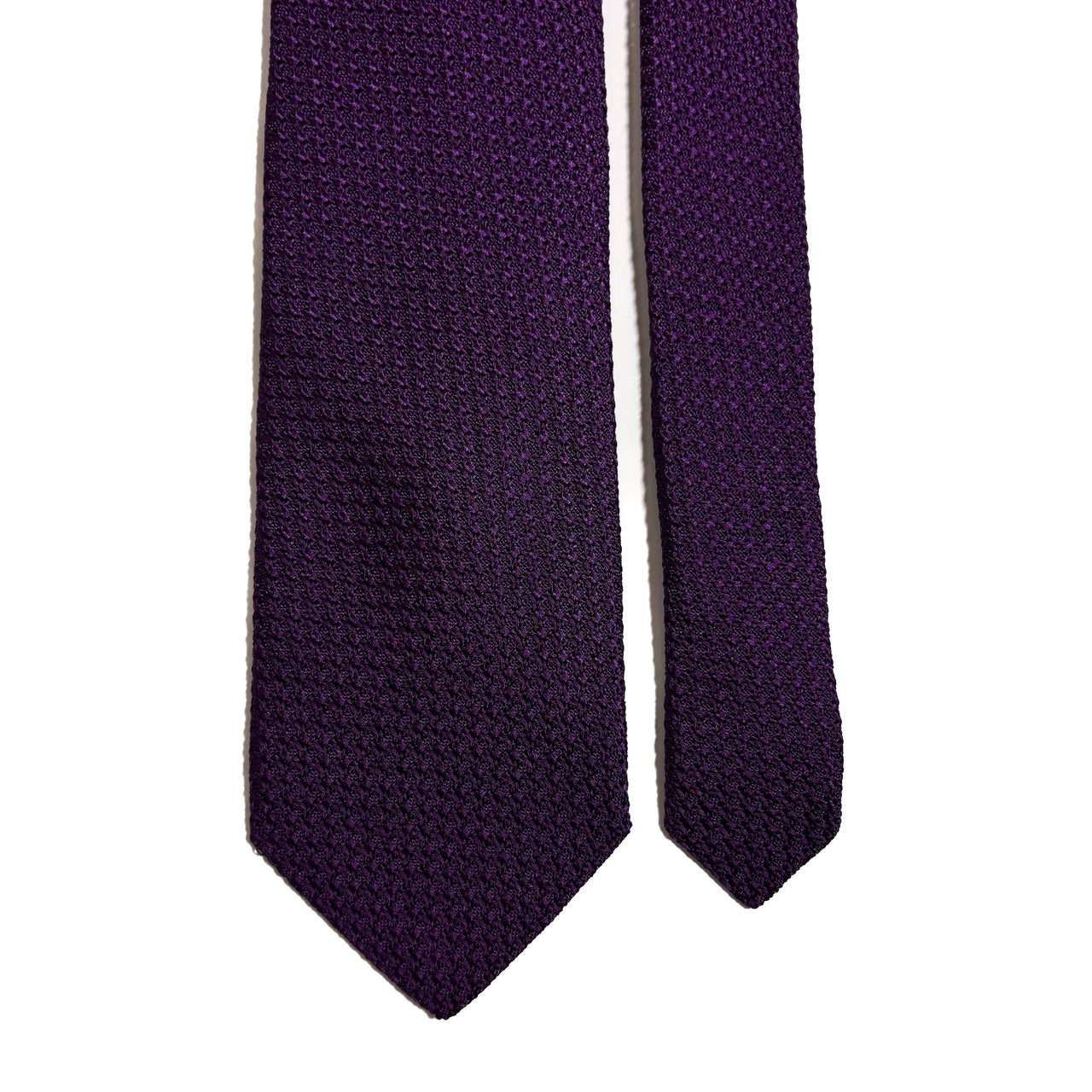 Purple Silk Grenadine Tie (Garza Grossa)