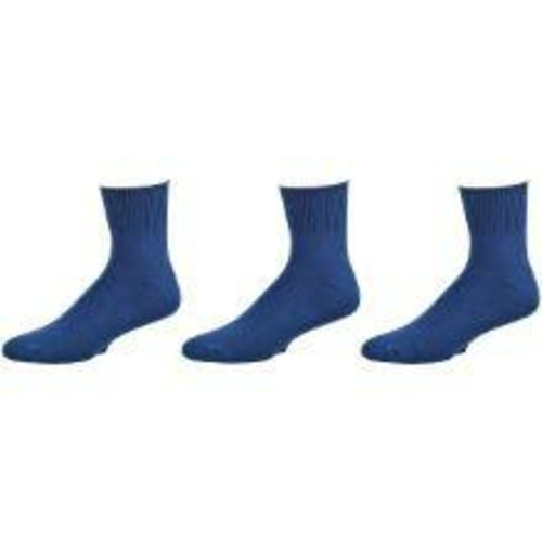 Men's Cotton Ankle Cushioned 3 Pair Pack Socks for Men - Non-Binding