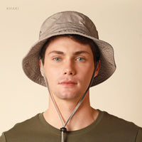 Wide Brim Bucket Hat for Summer – Cotton UPF Protection & Adjustable
