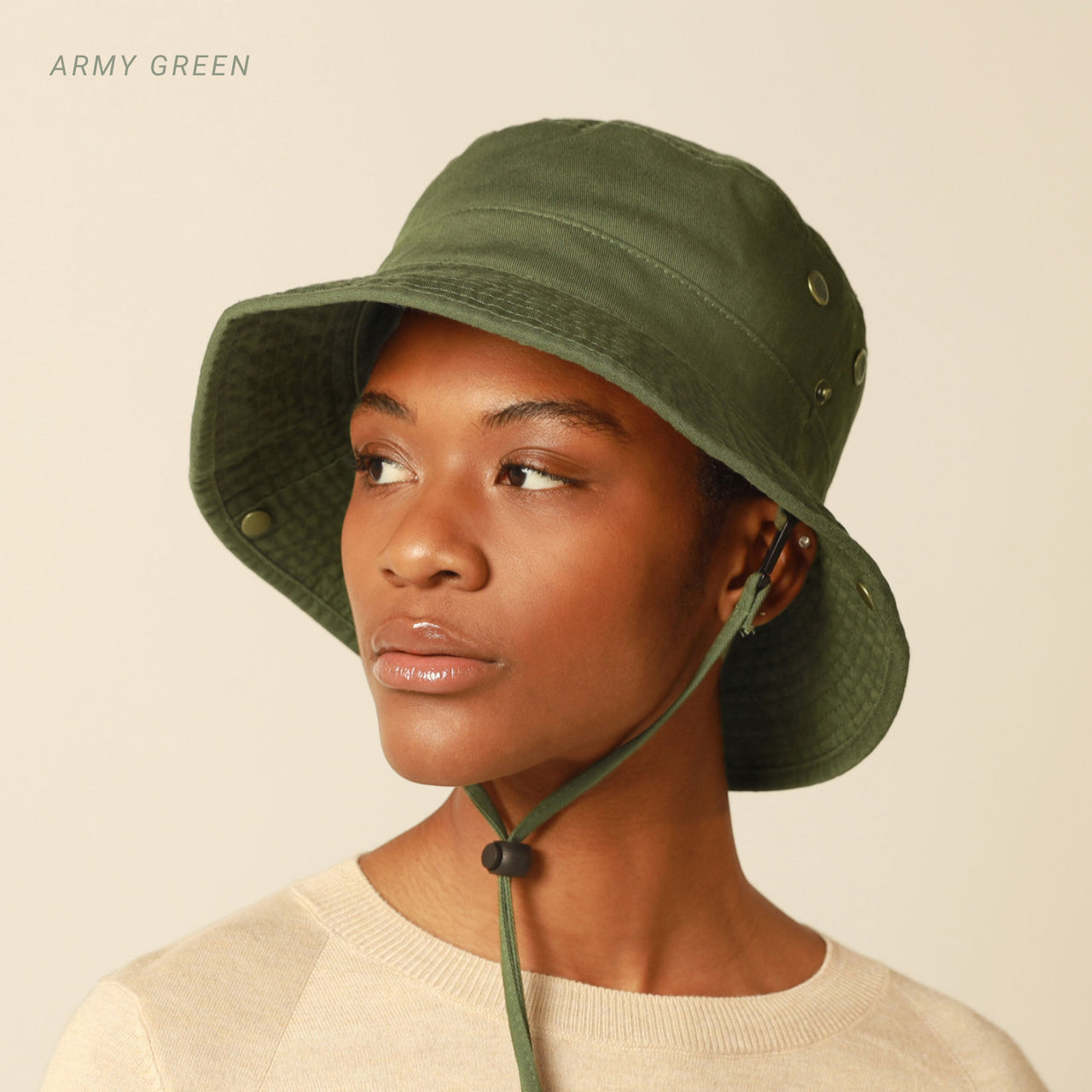 Wide Brim Bucket Hat for Summer – Cotton UPF Protection & Adjustable