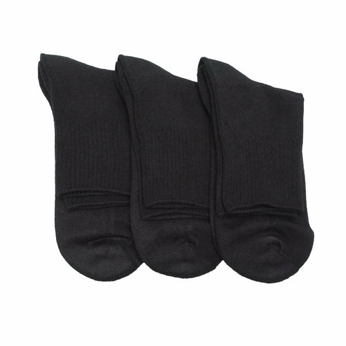 Men's Cotton Ankle Cushioned 3 Pair Pack Socks for Men - Non-Binding
