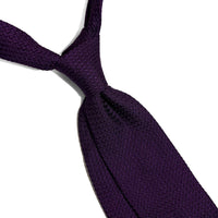 Purple Silk Grenadine Tie (Garza Grossa)