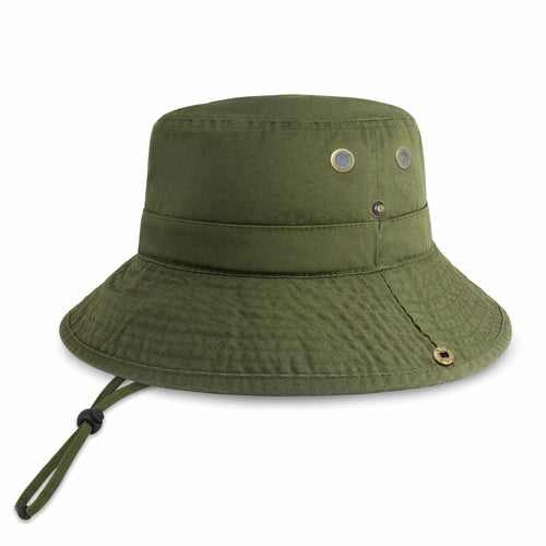 Wide Brim Bucket Hat for Summer – Cotton UPF Protection & Adjustable