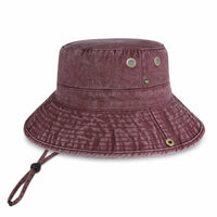 Wide Brim Bucket Hat for Summer – Cotton UPF Protection & Adjustable