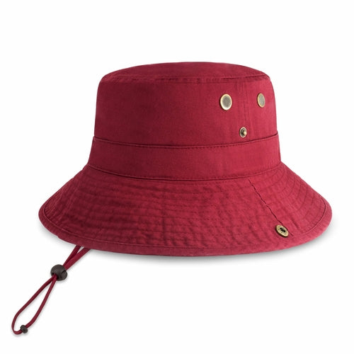 Wide Brim Bucket Hat for Summer – Cotton UPF Protection & Adjustable