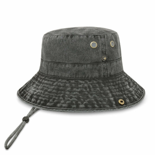 Wide Brim Bucket Hat for Summer – Cotton UPF Protection & Adjustable