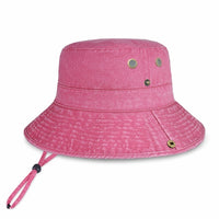 Wide Brim Bucket Hat for Summer – Cotton UPF Protection & Adjustable