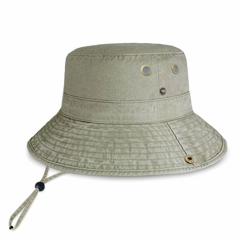 Wide Brim Bucket Hat for Summer – Cotton UPF Protection & Adjustable