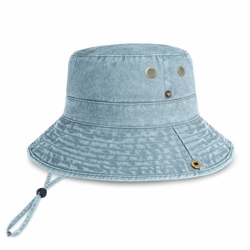 Wide Brim Bucket Hat for Summer – Cotton UPF Protection & Adjustable
