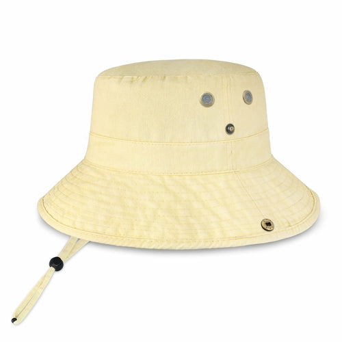Wide Brim Bucket Hat for Summer – Cotton UPF Protection & Adjustable