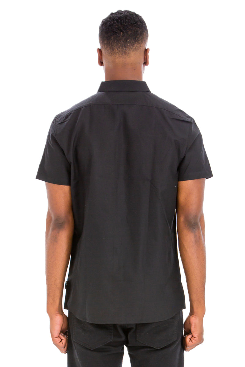 SIGNATURE SHORT SLEEVE BUTTON DOWN SHIRT M3514