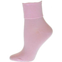 Turn Cuff Organic Cotton Seamless Toe in Convenient 3 Pair Packs