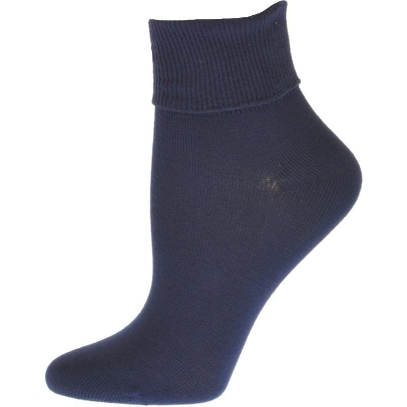 Turn Cuff Organic Cotton Seamless Toe in Convenient 3 Pair Packs