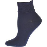 Turn Cuff Organic Cotton Seamless Toe in Convenient 3 Pair Packs