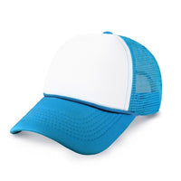 Two-Tone Foam Trucker Cap with Rope – Adjustable Mesh Trucker Hat