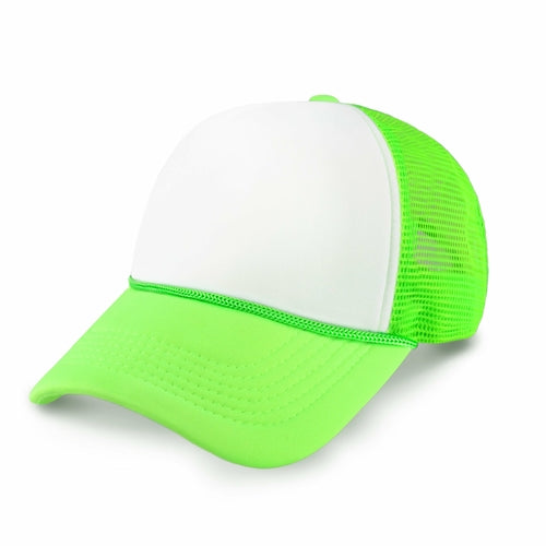 Two-Tone Foam Trucker Cap with Rope – Adjustable Mesh Trucker Hat