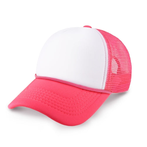Two-Tone Foam Trucker Cap with Rope – Adjustable Mesh Trucker Hat