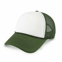 Two-Tone Foam Trucker Cap with Rope – Adjustable Mesh Trucker Hat