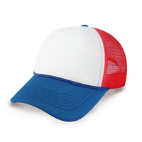 Two-Tone Foam Trucker Cap with Rope – Adjustable Mesh Trucker Hat