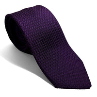 Purple Silk Grenadine Tie (Garza Grossa)