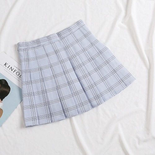 Harajuku Preppy Plaid Sweet Mini Skirts