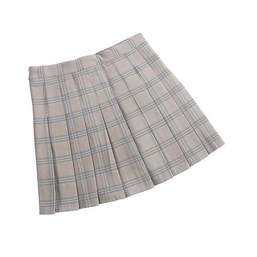 Harajuku Preppy Plaid Sweet Mini Skirts