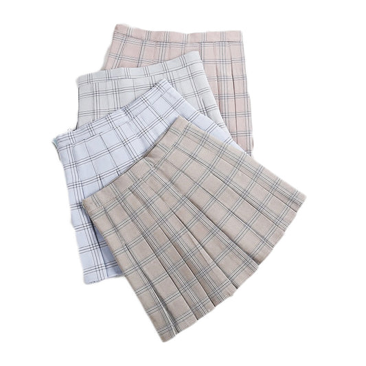 Harajuku Preppy Plaid Sweet Mini Skirts