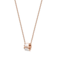 ROUND CZ PENDANT NECKLACE