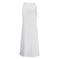 Spring Cross Design Niche Skirt Women Satin All Matching Hip Skirt