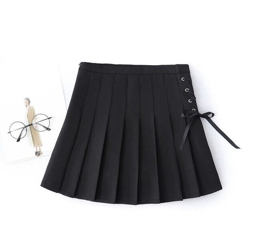 Harajuku Pleated Cute Mini Skirt