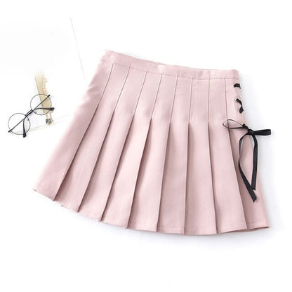 Harajuku Pleated Cute Mini Skirt