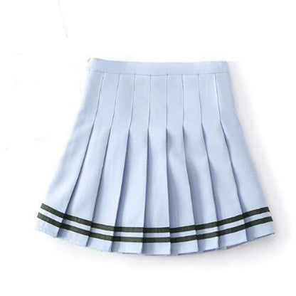 Striped Mini Skirt Harajuku Preppy Kawaii