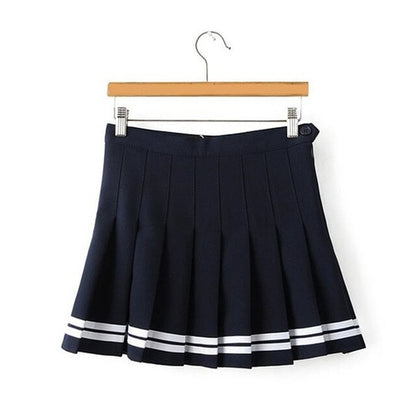 Striped Mini Skirt Harajuku Preppy Kawaii