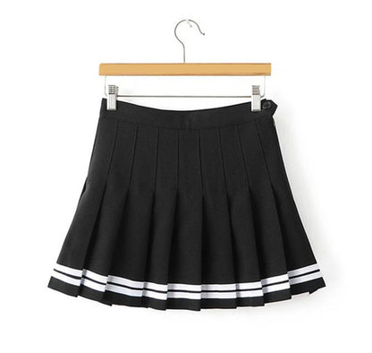 Striped Mini Skirt Harajuku Preppy Kawaii