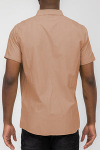 SIGNATURE SHORT SLEEVE BUTTON DOWN SHIRT M3514