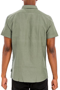 SIGNATURE SHORT SLEEVE BUTTON DOWN SHIRT M3514