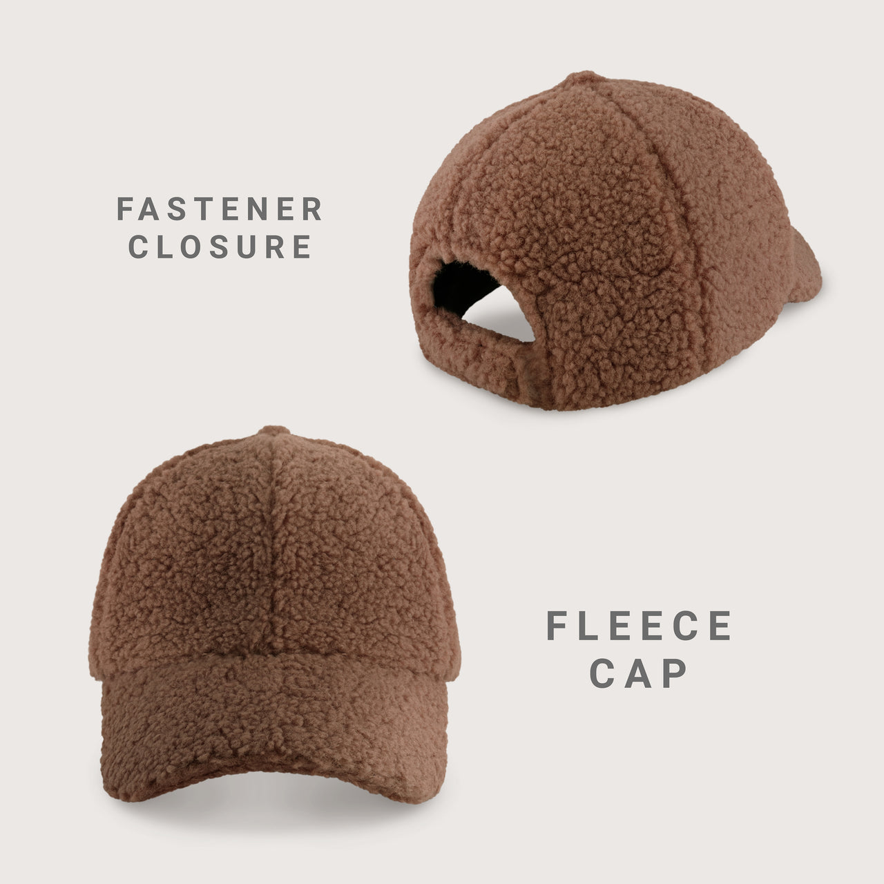 Sherpa Baseball Cap for Winter – Cozy Fleece Adjustable Dad Hat