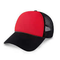 Two-Tone Foam Trucker Cap with Rope – Adjustable Mesh Trucker Hat