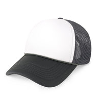 Two-Tone Foam Trucker Cap with Rope – Adjustable Mesh Trucker Hat