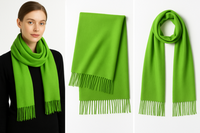 Green Apple Pashmina Winter Scarf 6 Ft Long