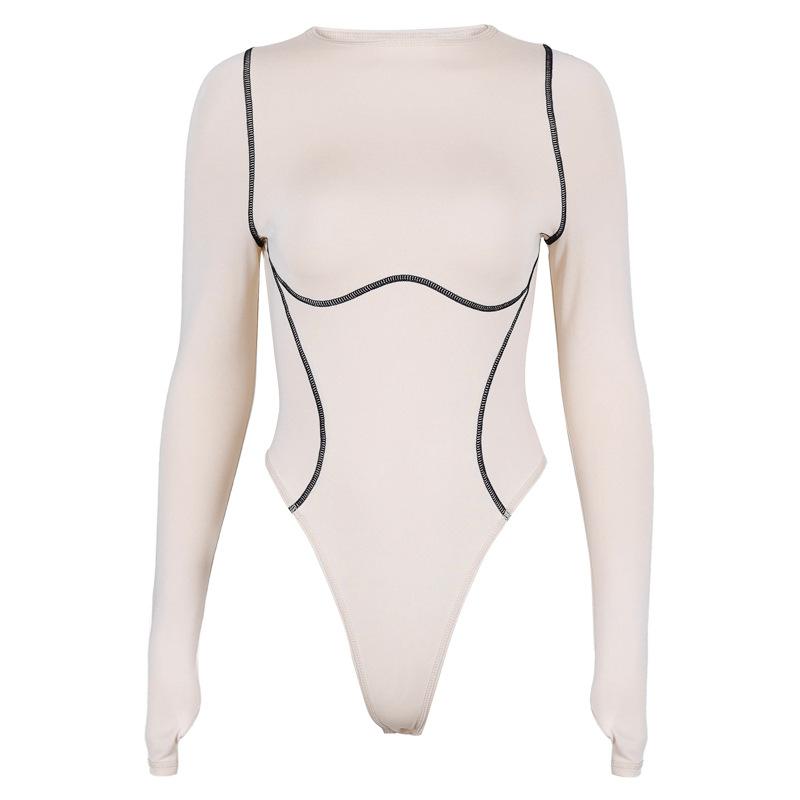 Long sleeve Slim Bodycon Bodysuit