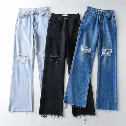 Fashion Denim Ripped Distressed Jeans