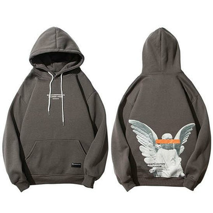 Angel God Printed Hoodie