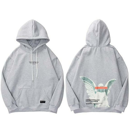 Angel God Printed Hoodie