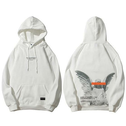 Angel God Printed Hoodie